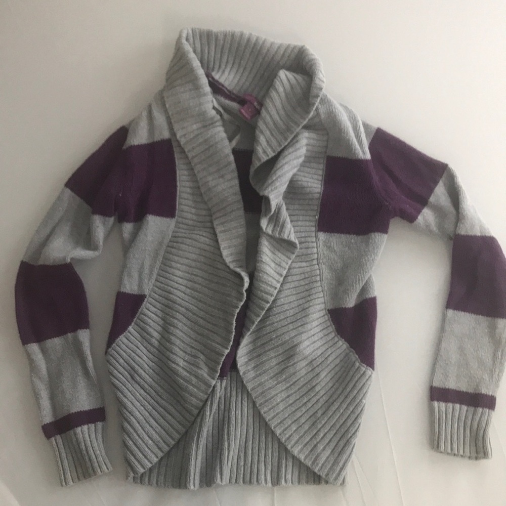 Epic threads striped cardigan size small